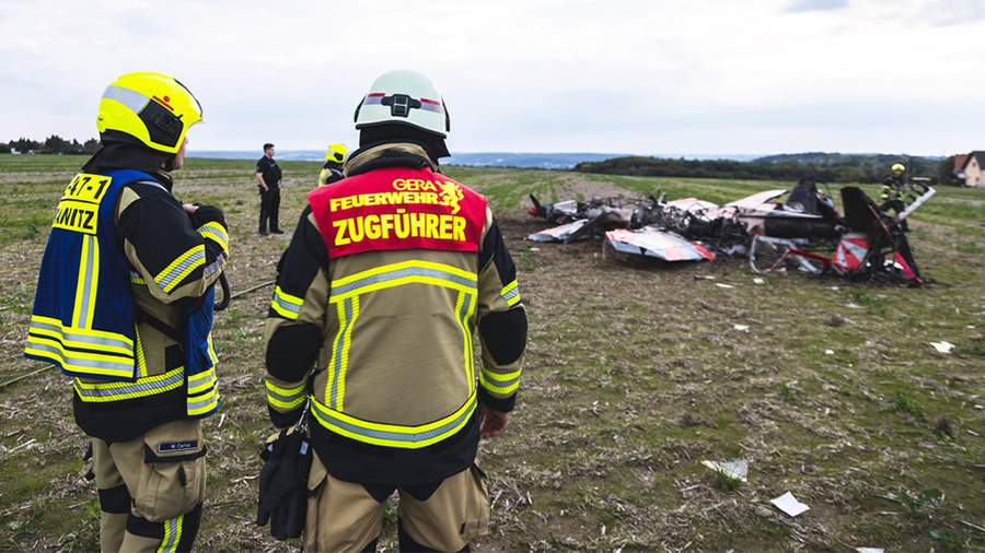 Two light aircraft collided in the skies over Germany