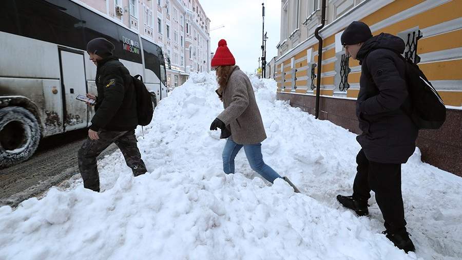 In the Moscow region declared a “yellow” level of danger due to snowfall