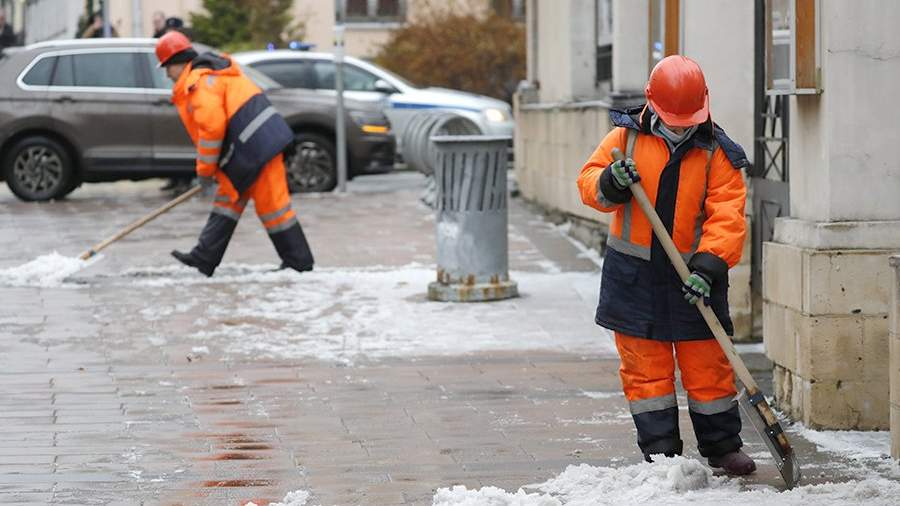 Forecasters warned Muscovites about sleet and cold on March 13