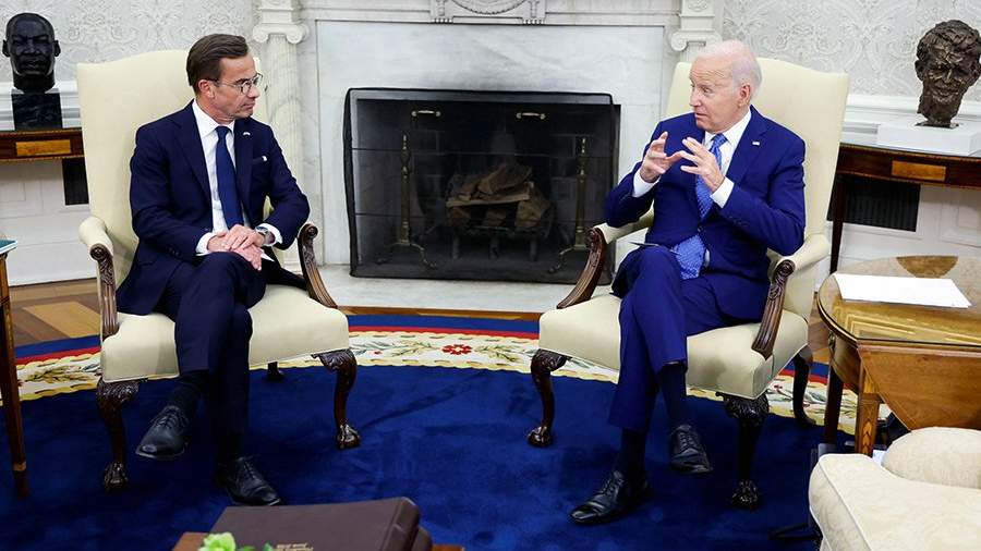 Biden discussed with the Prime Minister of Sweden support for Ukraine and NATO expansion