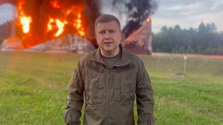 Глава ОГА Коваль: в Ровенской области при атаке БПЛА сгорела нефтебаза