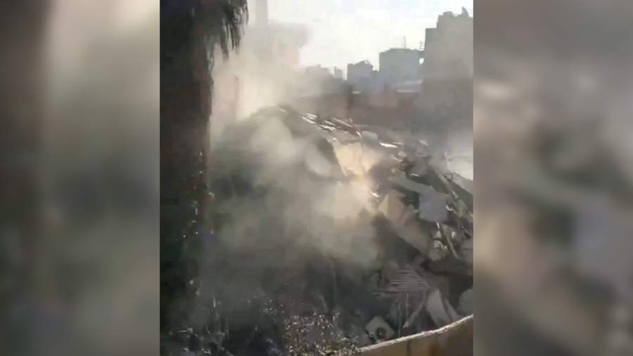 Syrian media reported an Israeli attack on a residential building in Damascus