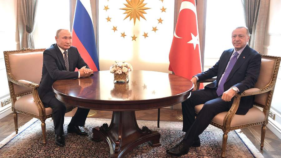 Эрдоган рассказал о телефонном разговоре с Путиным о визите в Турцию