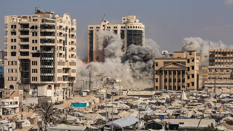 Israel attacked the fourth high rise building in the Gaza Strip Известия