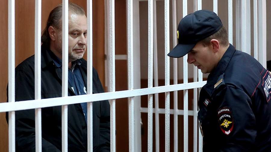 Олег Коршунов во время оглашения приговора в Гагаринском суде города Москвы