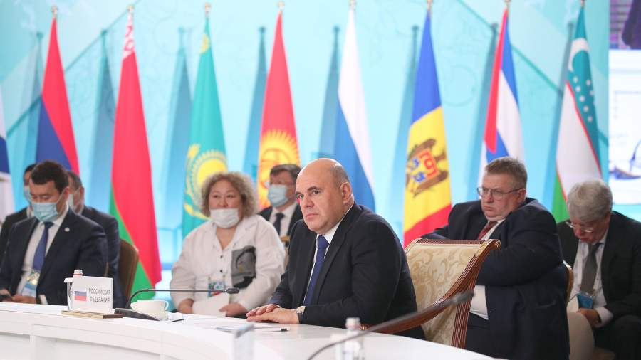 Председатель правительства РФ Михаил Мишустин принимает участие в заседании Евразийского межправительственного совета стран ЕАЭС в расширенном составе