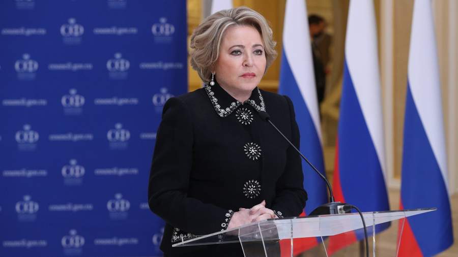 Председатель Совета Федерации РФ Валентина Матвиенко