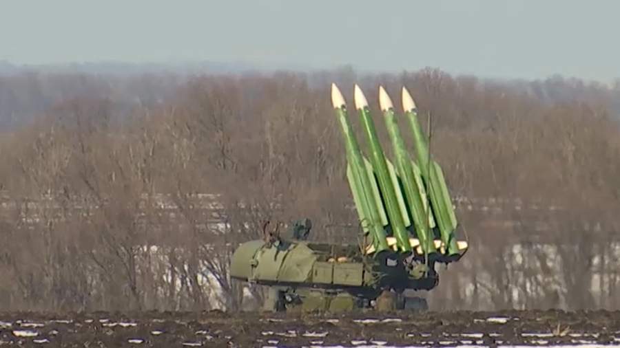 Зенитный ракетный комплекс (ЗРК) "Бук-МЗ" ВС России на Украине