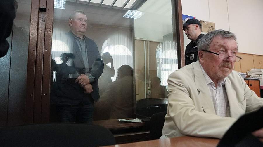 Помощник министра внутренних дел Российской Федерации Сергей Умнов на заседании Басманного суда Москвы по делу о злоупотреблении должностными полномочиями
