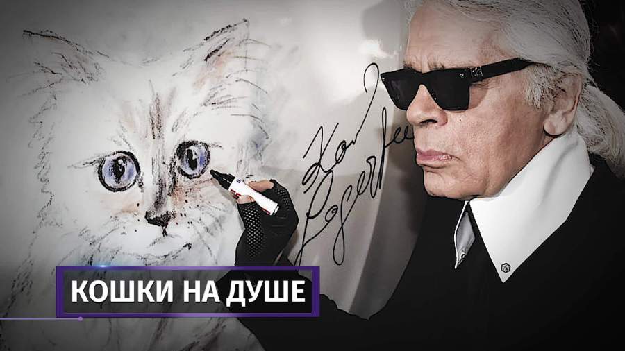 Кошка Шупетт Карла Лагерфельда в рекламе