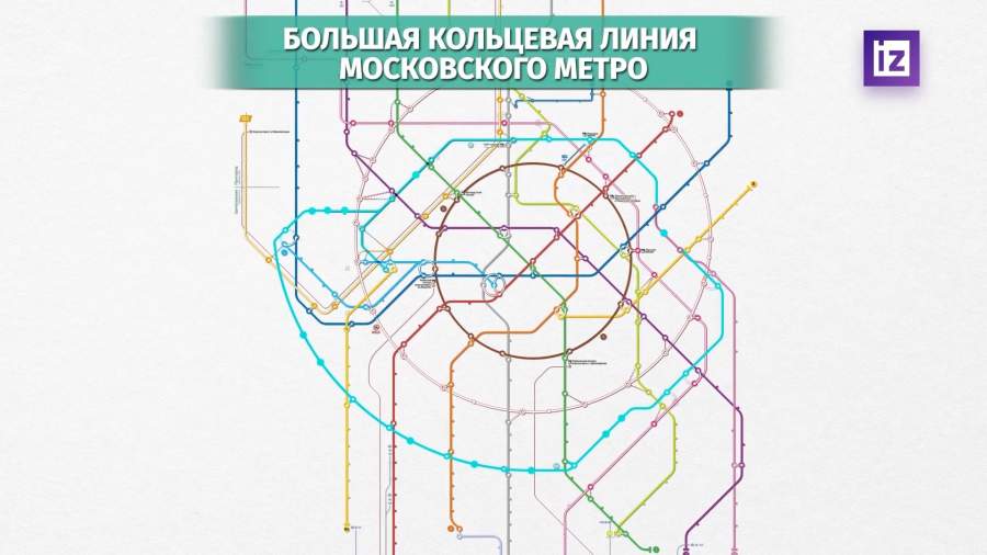 Большая кольцевая линия московского метро. Графика | Видео | Известия ...