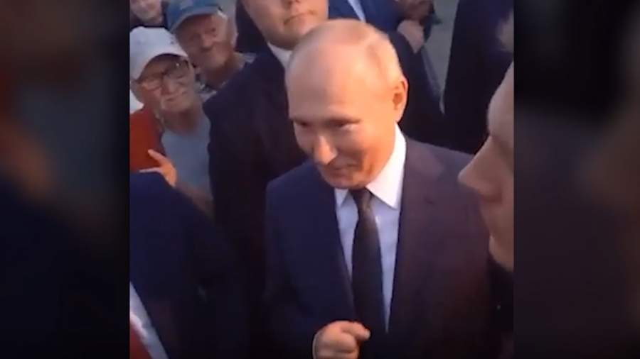 Путин в Городне Тверская область