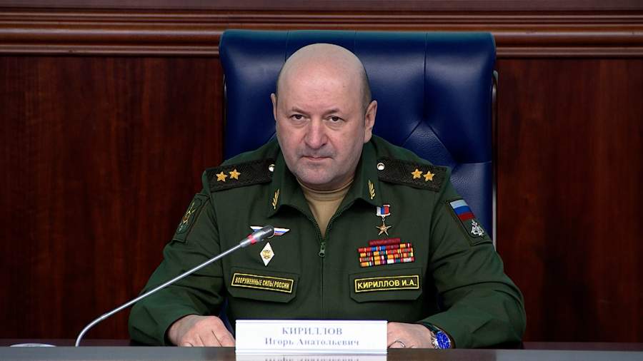 Briefing By The Chief Of The Russian Chemical Defense Troops Of The ...