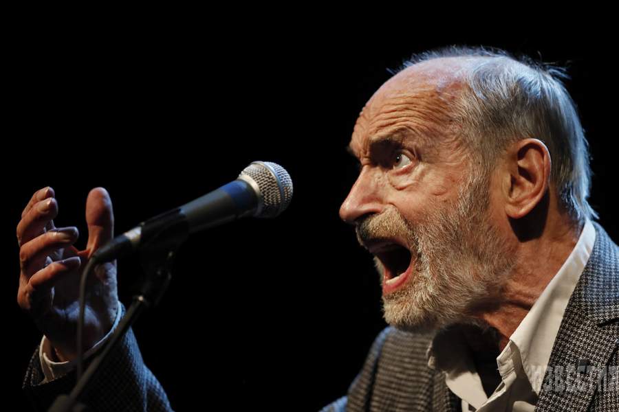 Актер Валентин Гафт на вечере памяти поэта Евгения Евтушенко