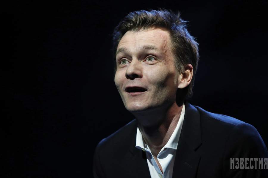 Актер и режиссер Филипп Янковский на вечере памяти поэта Евгения Евтушенко