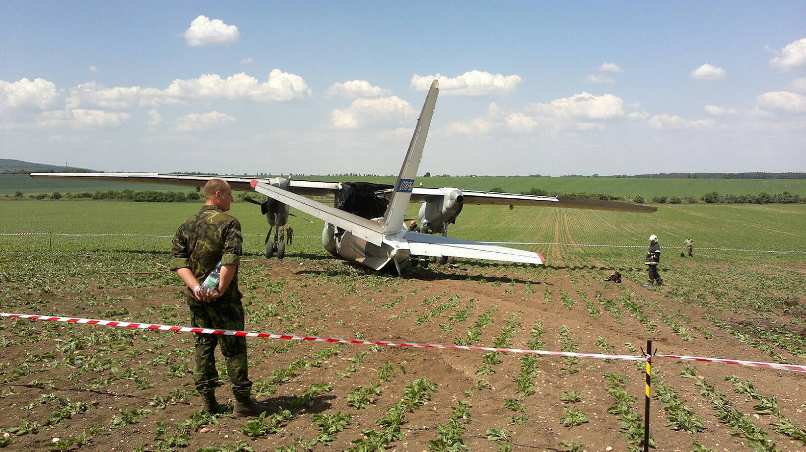 Российские следователи Минобороны отправились к месту аварии Ан-30