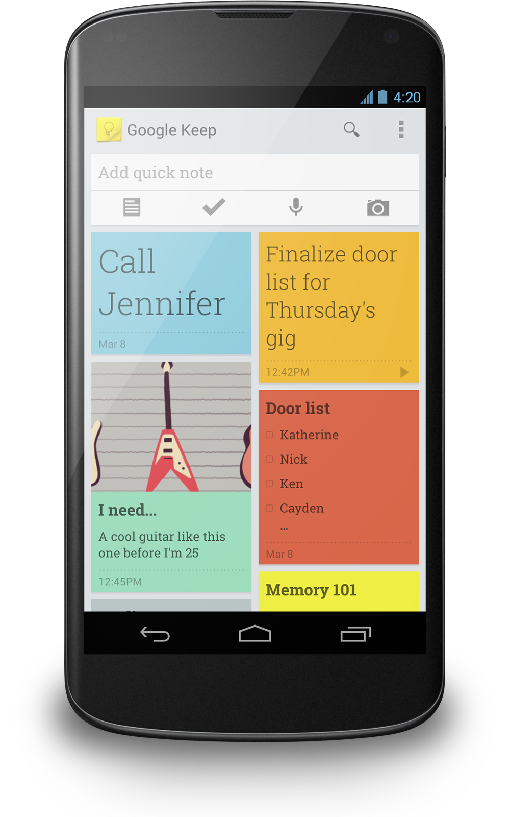 Google Keep: ваша вторая память | Статьи | Известия