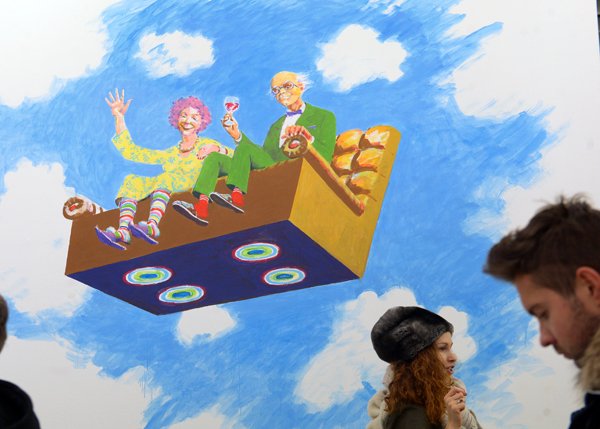 На «Винзаводе» показали рождественский вернисаж