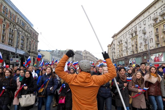 В Москве 85 тысяч человек вышли на шествие в День народного единства