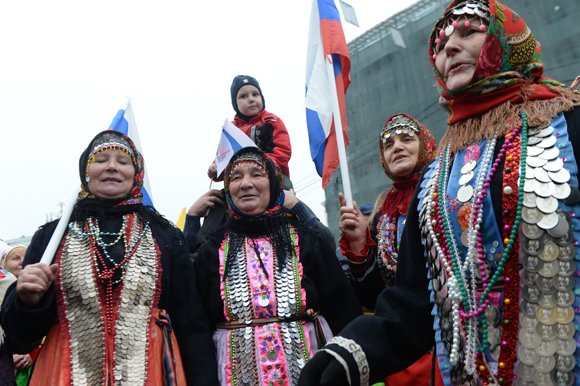 В Москве 85 тысяч человек вышли на шествие в День народного единства
