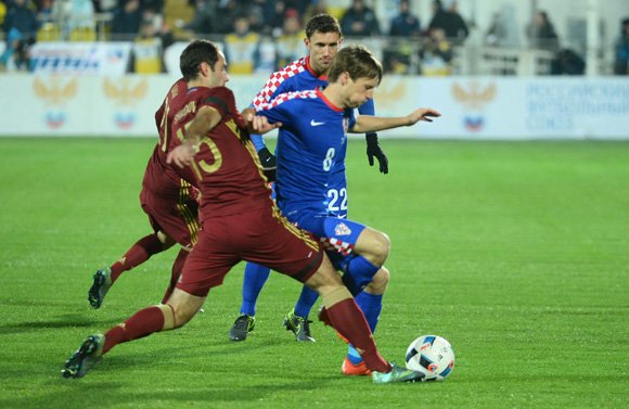 Сборная России уступила команде Хорватии со счетом 1:3