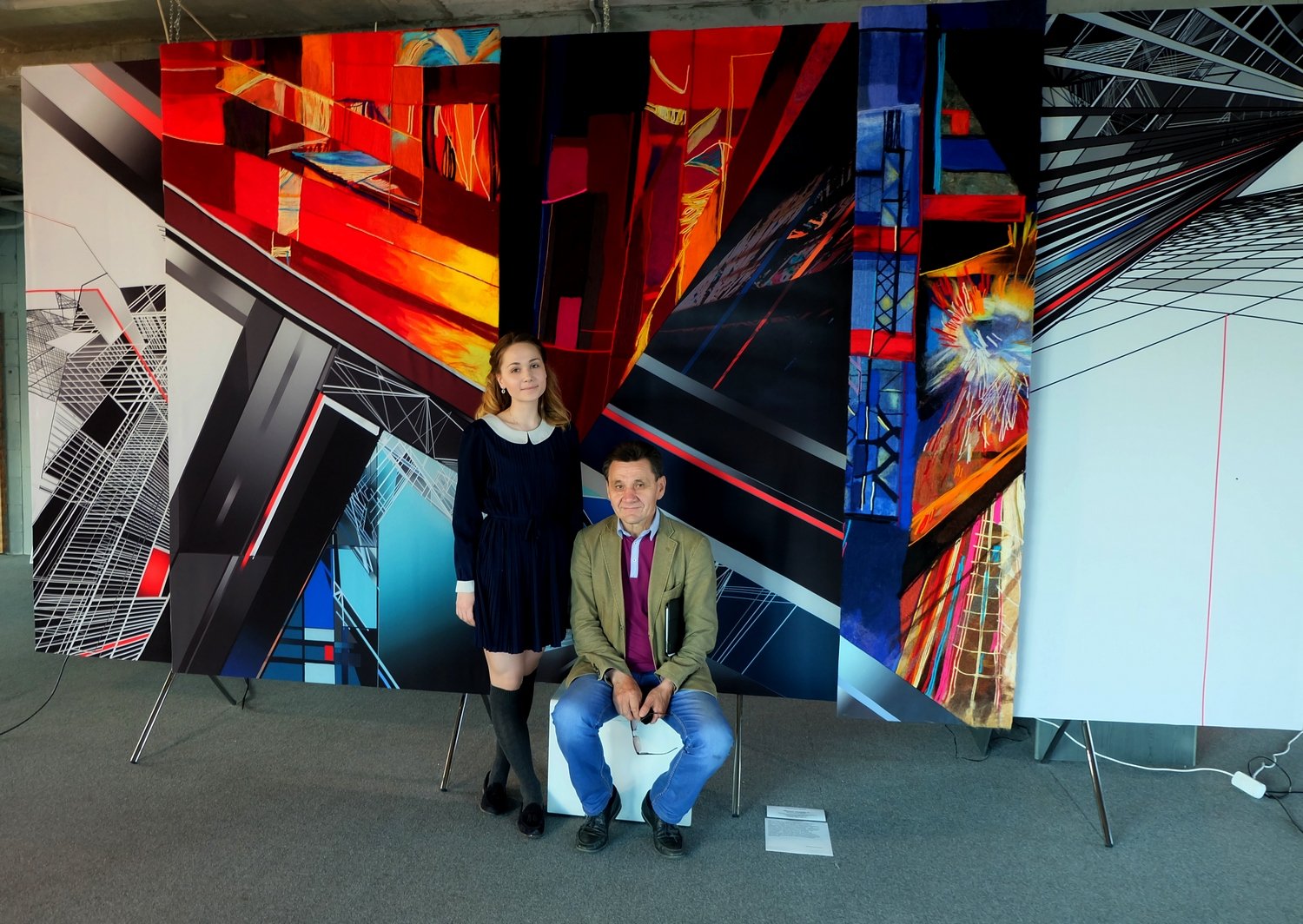 Художники на высоте 58-го этажа