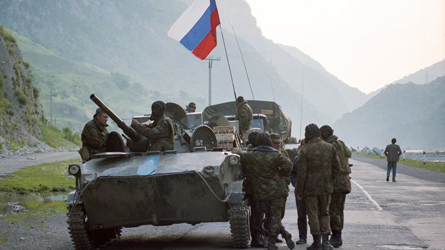 Грузинская южная осетия. Миротворцы в Южной Осетии 1992.