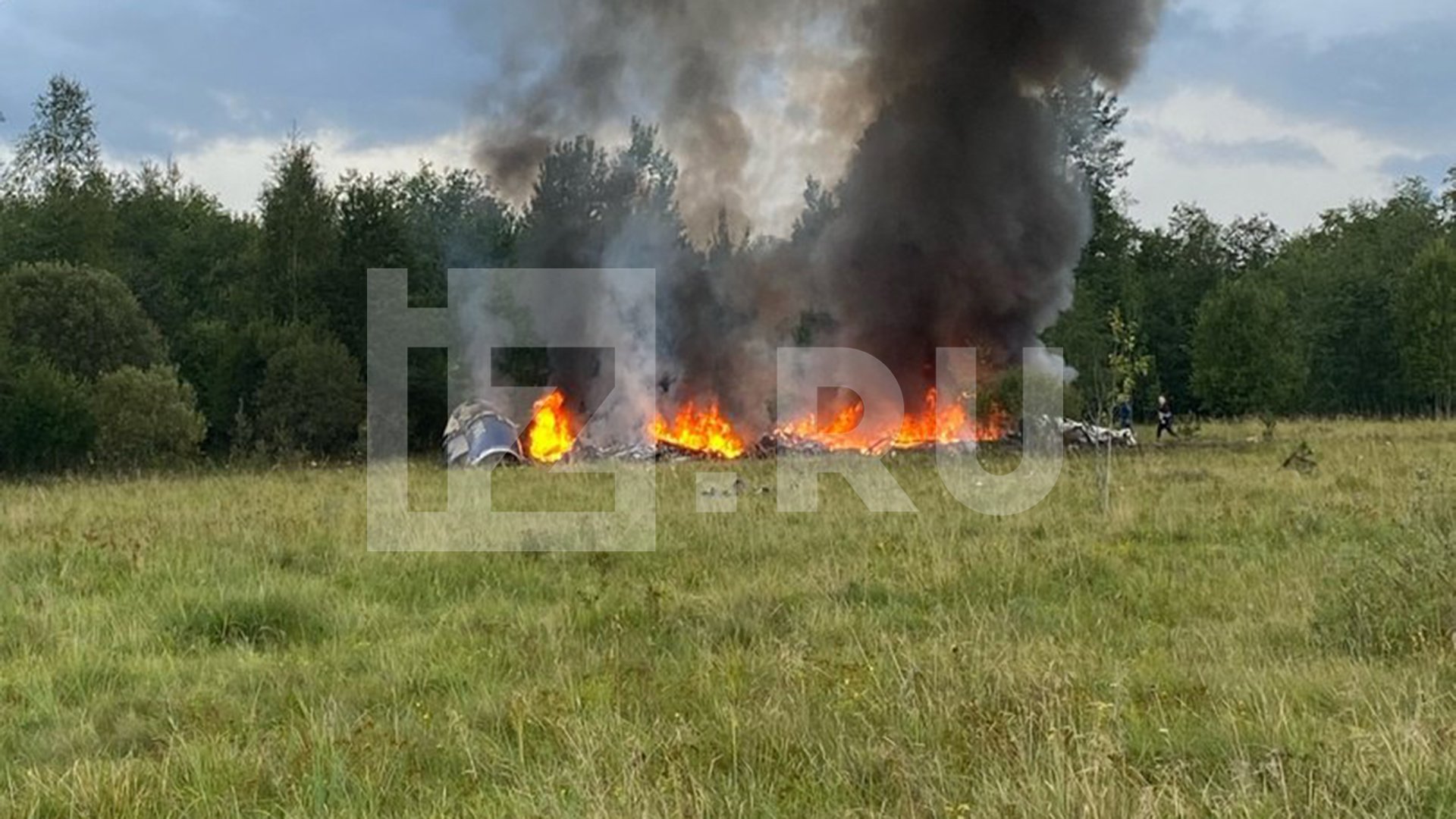 Евгений Пригожин погиб при крушении самолета под Тверью