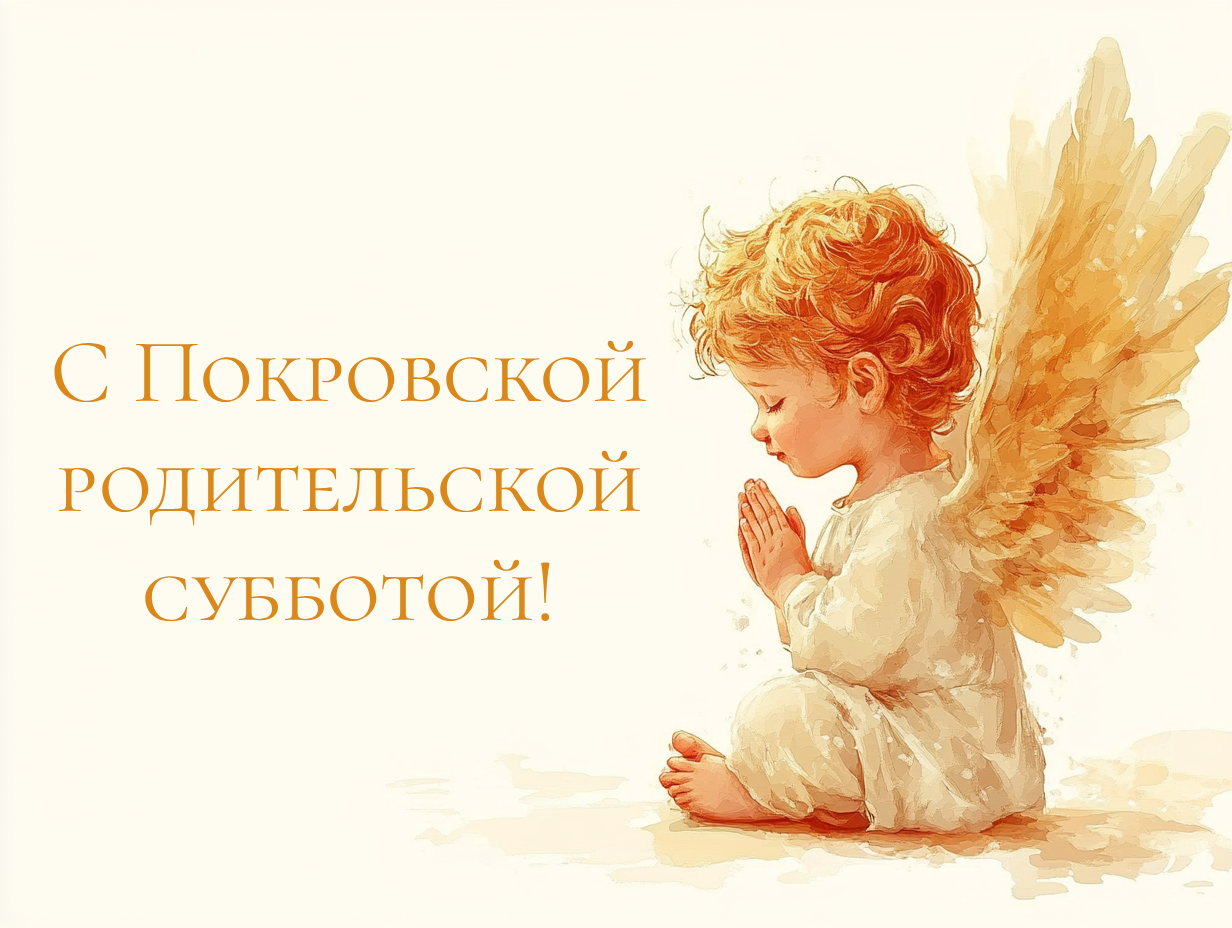 Открытка с Покровской родительской субботой