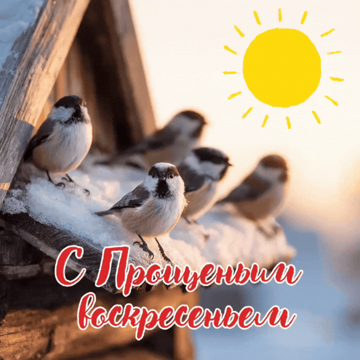 Анимация на Прощенное воскресенье — слова примирения своими словами