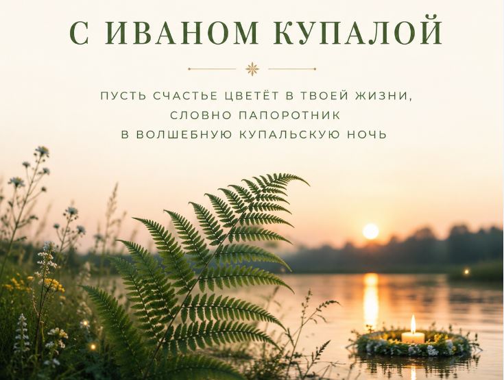 С Днем Ивана Купалы, открытки и гифки