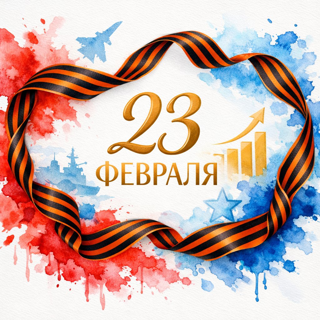 Картинка на 23 февраля — универсальное пожелание: мира, силы духа и уверенности