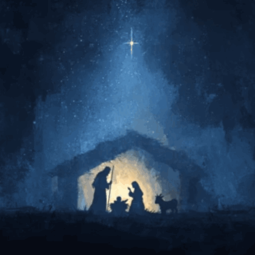 Открытка с Рождеством Христовым