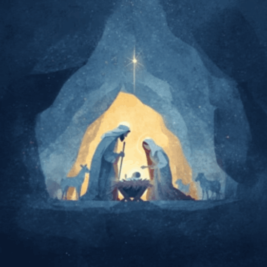 Открытка с Рождеством Христовым