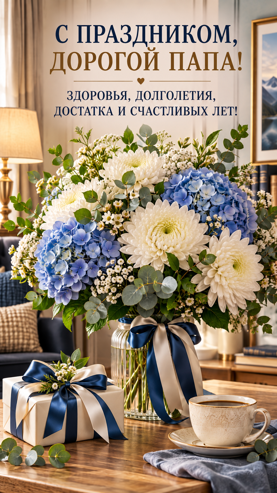 Открытка с Днем отца