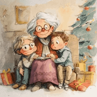 Открытки с Новым годом 2026 для семьи