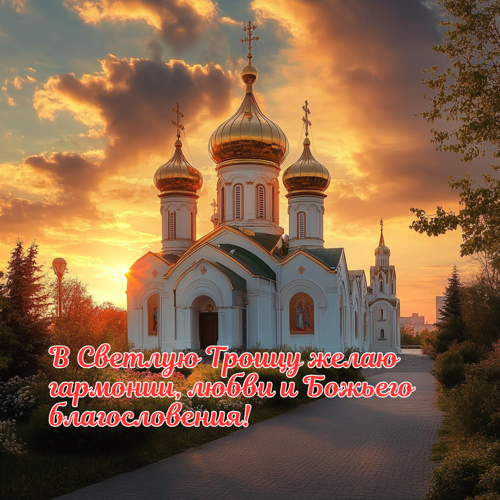 Желаю мира и добра в этот светлый праздник Троицы