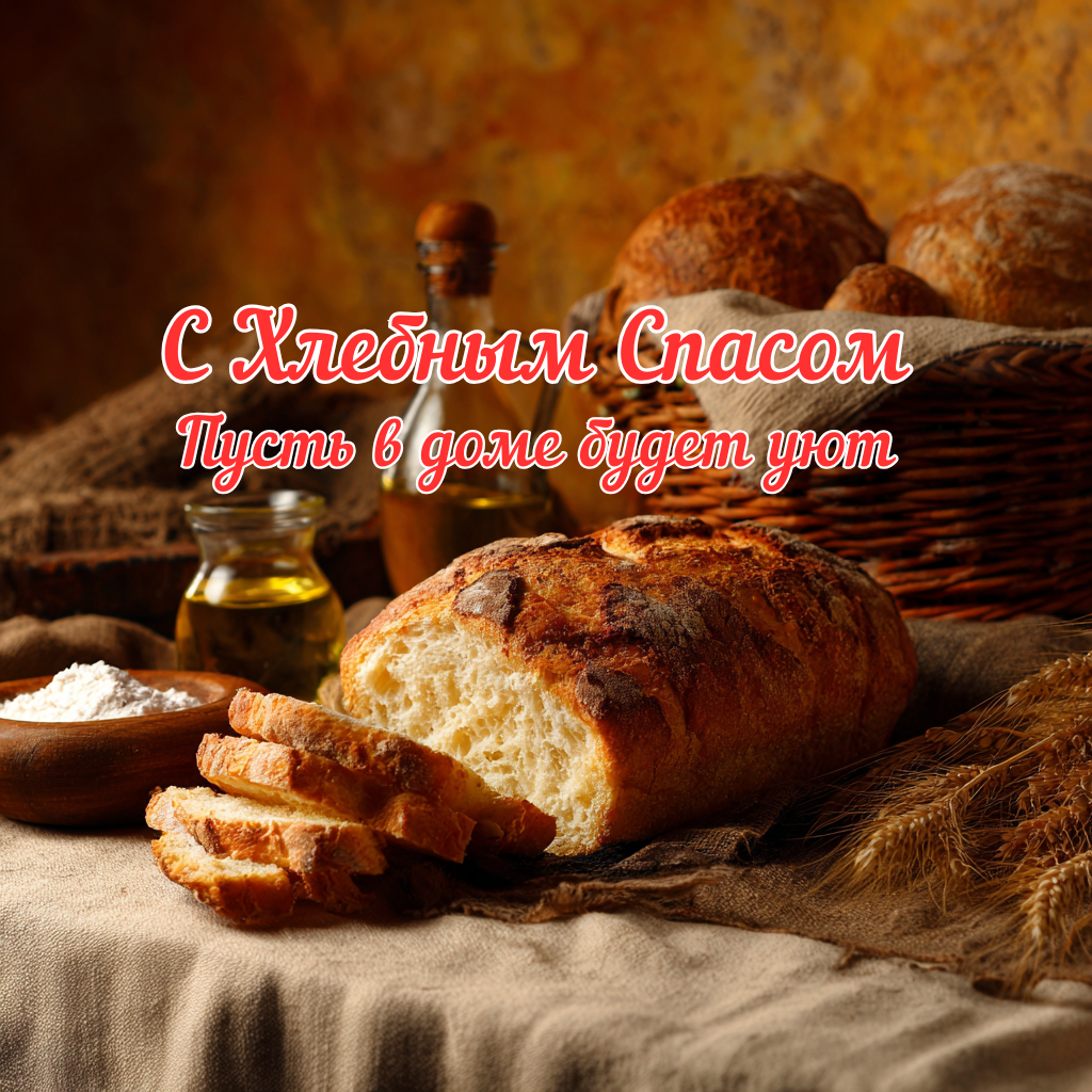 Телое послание с Хлебным спасом 2025 — пожелайте гармонии в семье