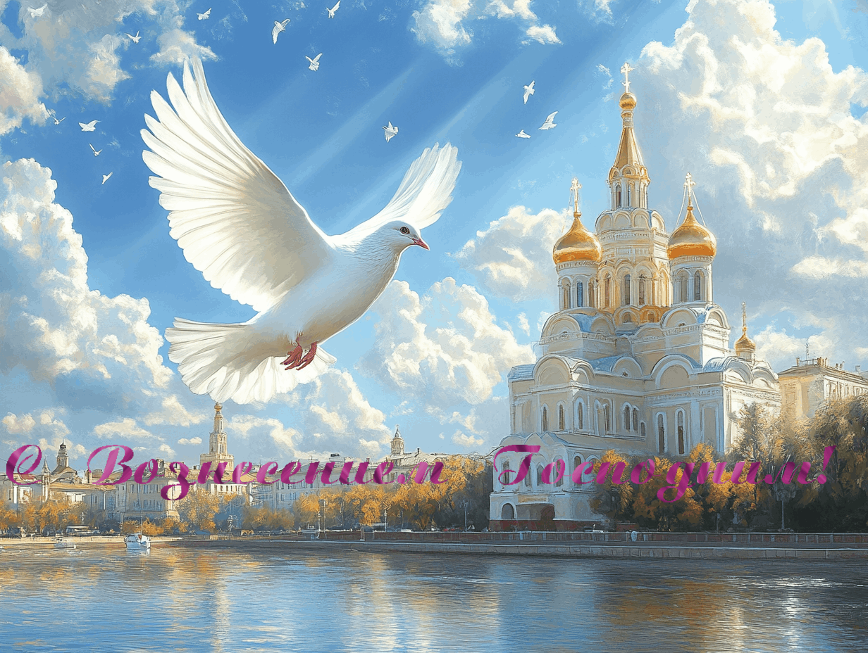 Гиф с Вознесением Господним