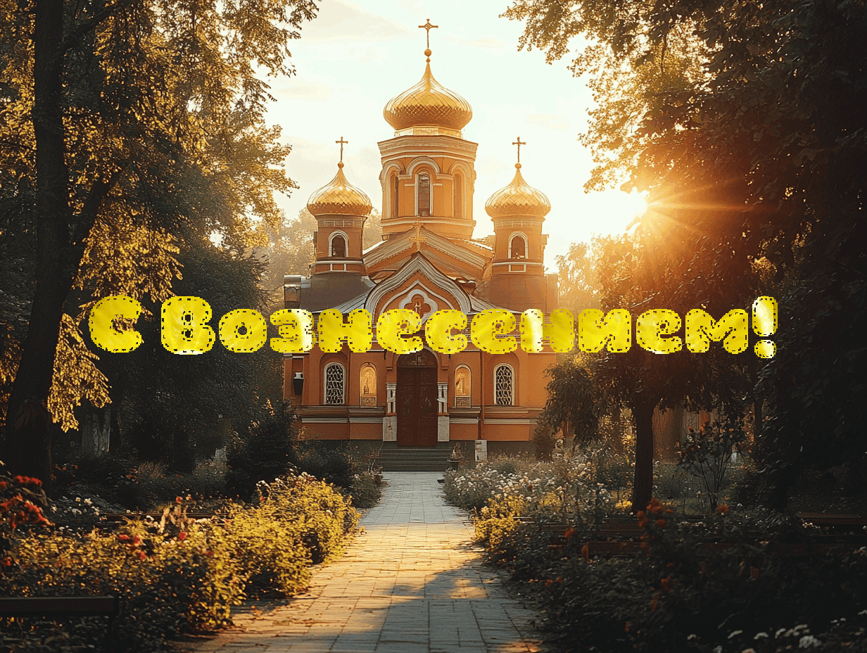 Гиф с Вознесением Господним