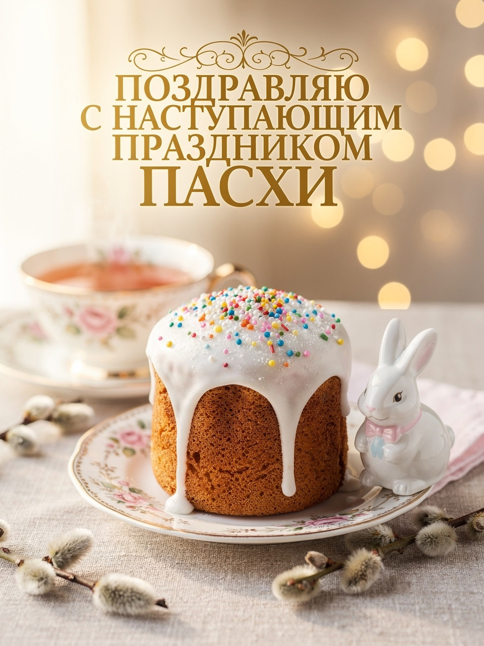 С наступающей Пасхой, красивые открытки