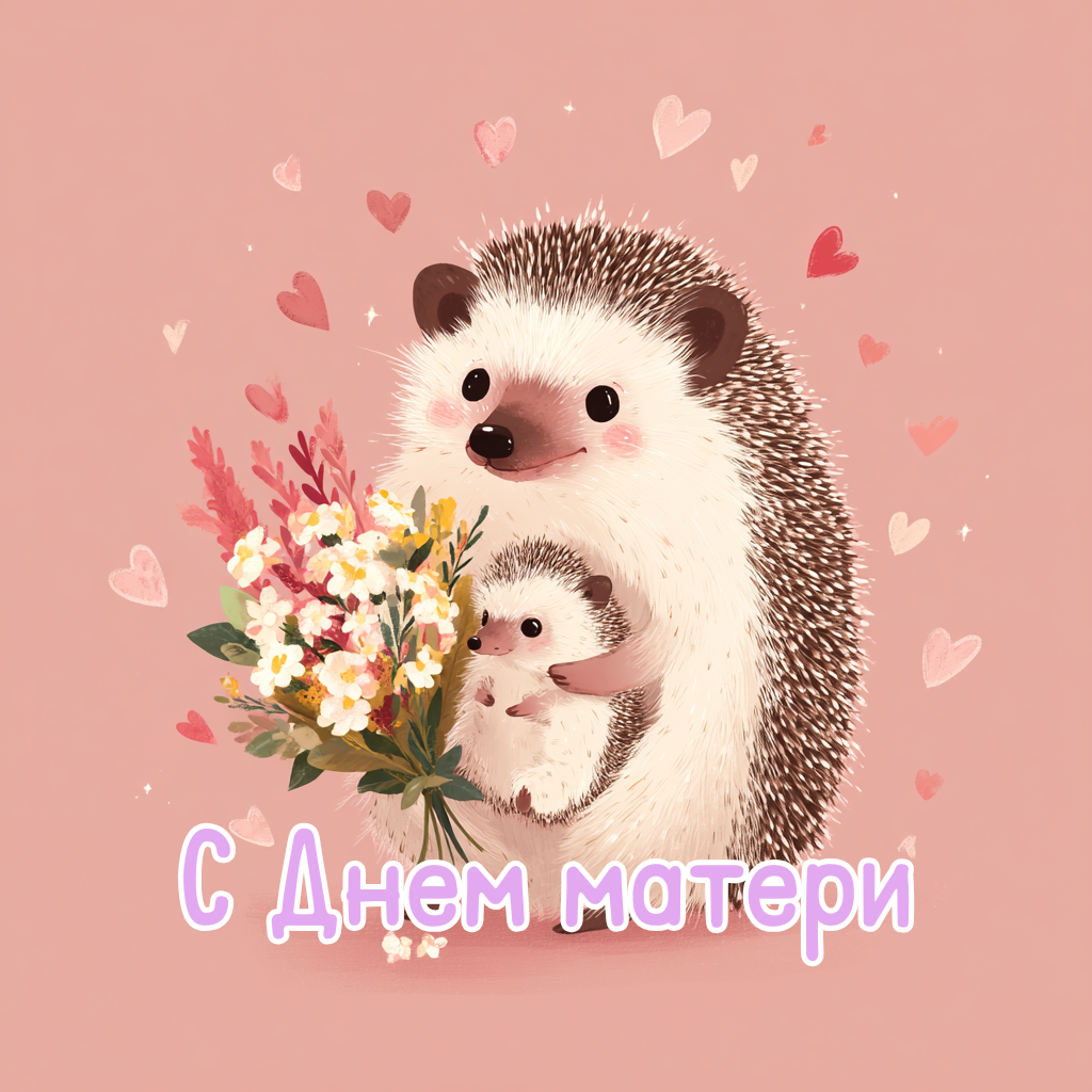 Смешная открытка ко Дню матери