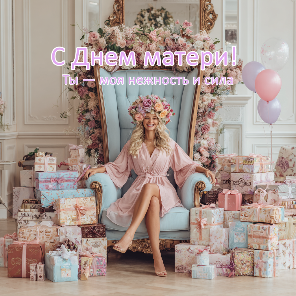 Открытка ко Дню матери