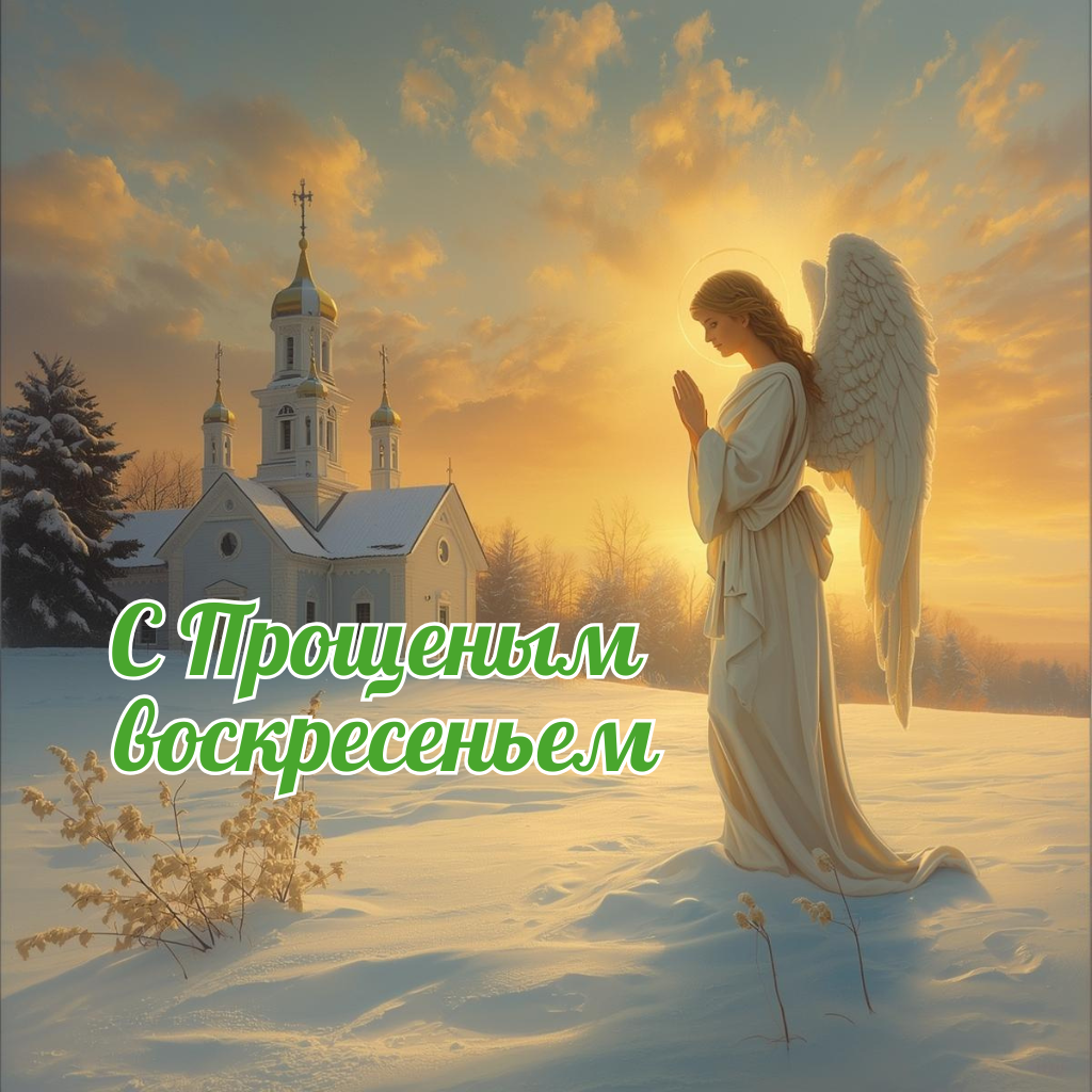 С Прощенным воскресеньем — открытка для любимого: хочу мира между нами