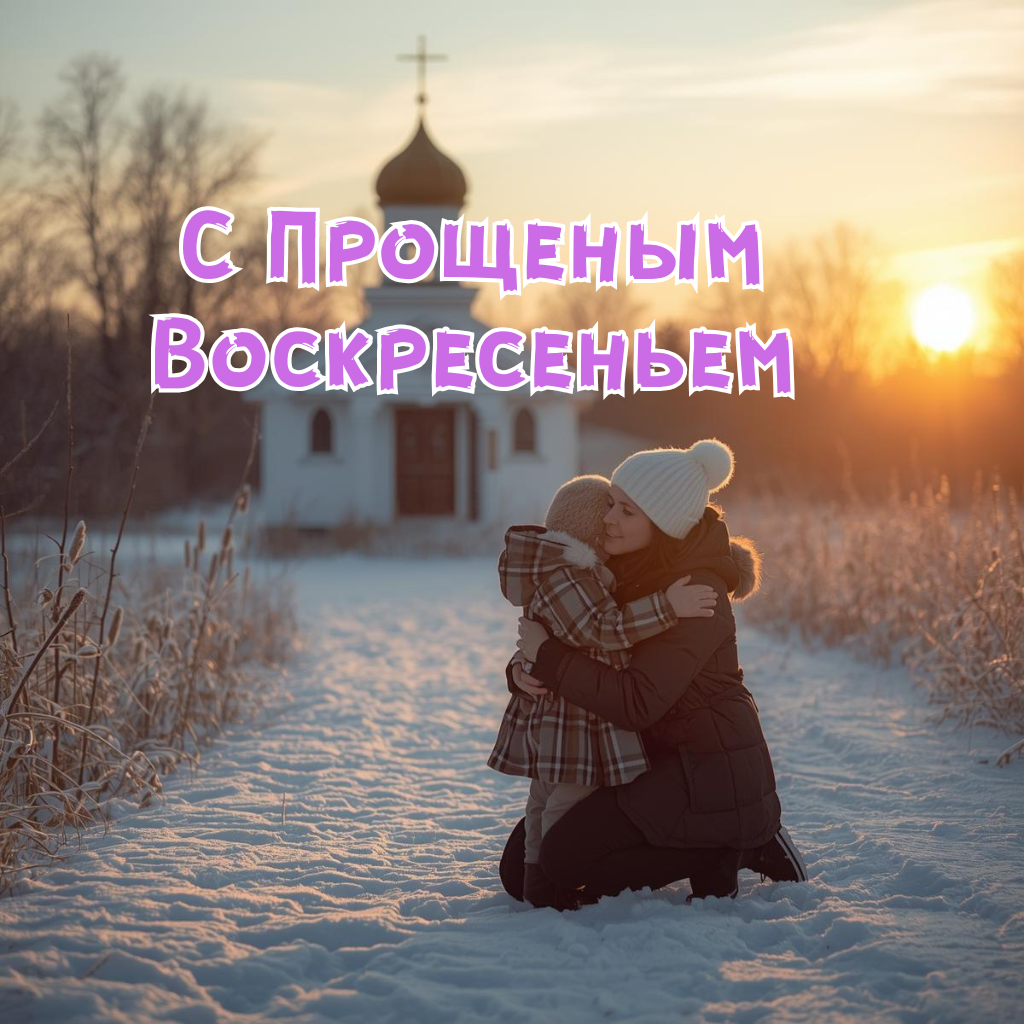 С Прощенным воскресеньем — подруге: прости меня, я дорожу тобой