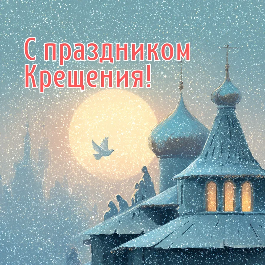 С Крещением Господним, Богоявлением!