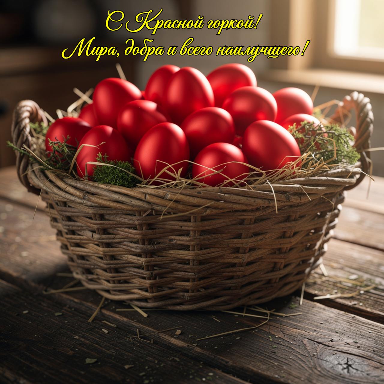 Открытка с Красной горкой