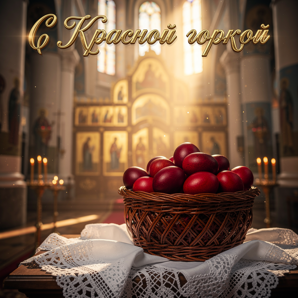 Открытка с Красной горкой