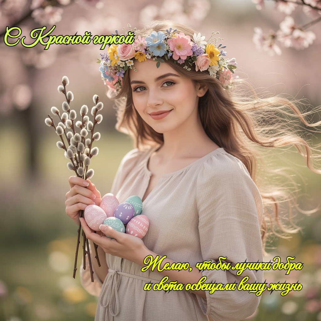 Открытка с Красной горкой