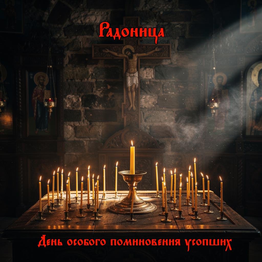 Открытка с Радоницей